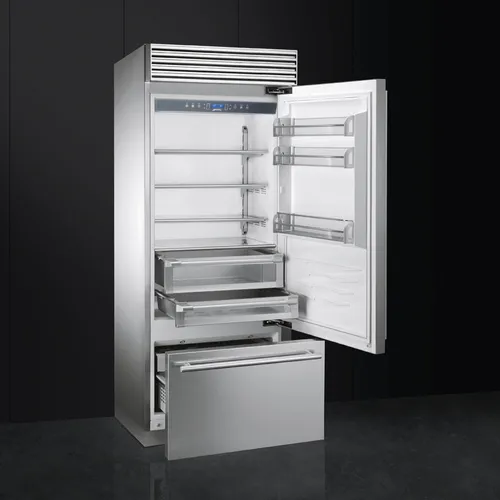 RF396RSIX SMEG Vrijstaande koel-vries combinatie