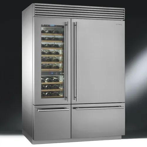 RF396RSIX SMEG Vrijstaande koel-vries combinatie