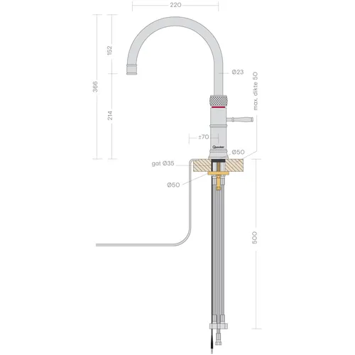 22+CFRRVSCUBE QUOOKER Quooker