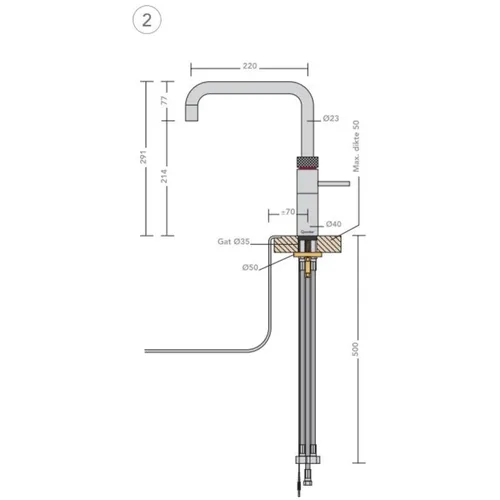 22FSGLDCUBE QUOOKER Quooker