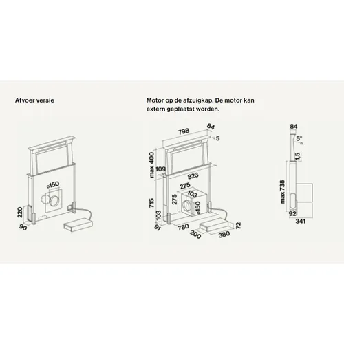 DOWN90D3R FALMEC Downdraft
