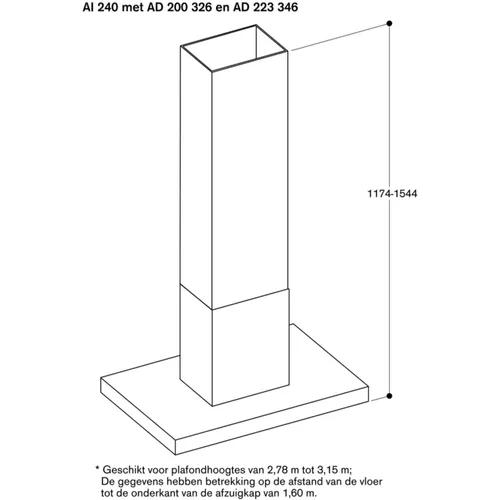AI240191 GAGGENAU Eiland afzuigkap