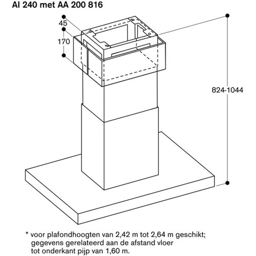 AI240191 GAGGENAU Eiland afzuigkap