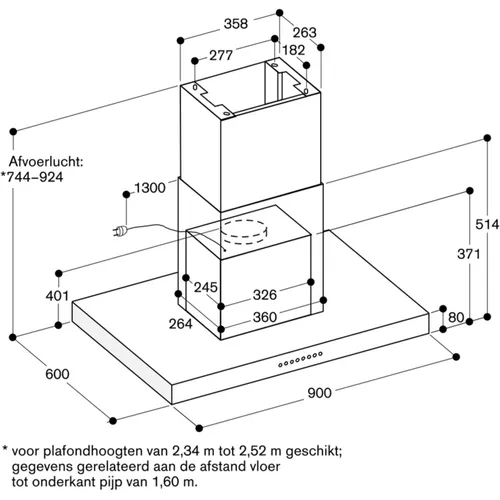 AI240191 GAGGENAU Eiland afzuigkap