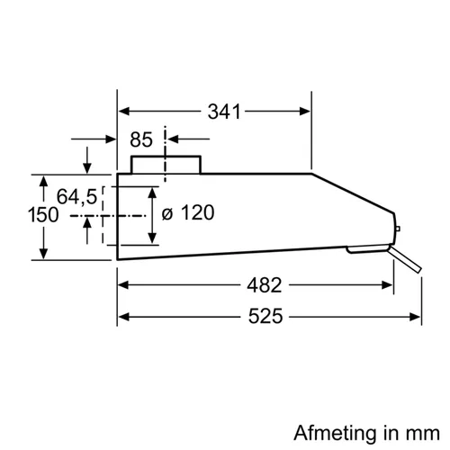LU62LFA51 SIEMENS Onderbouw afzuigkap