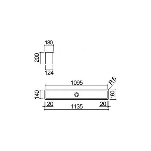 1CI120 AIRO DESIGN Spoelbak