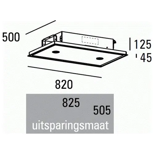 PA07082PRZ ABK INNOVENT Plafond afzuigkap