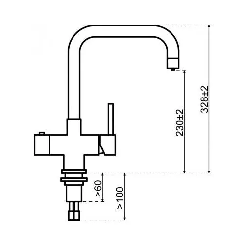 350290 DEKKER Kokend water kraan