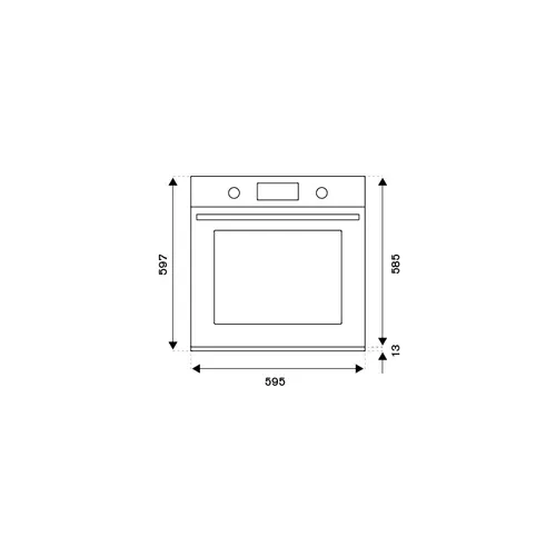 F6011PROELN BERTAZZONI Inbouw oven