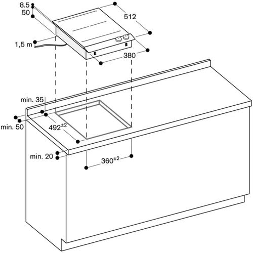 VI242120 GAGGENAU Domino element