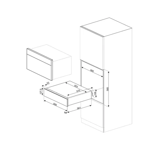 CPV315X SMEG Vacumeerlade