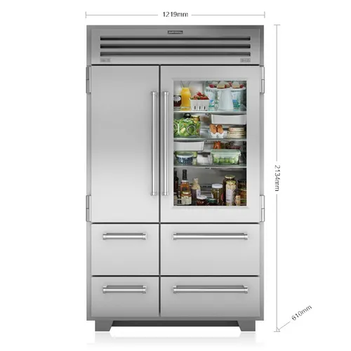 ICBPRO4850G SUBZERO Amerikaanse koelkast