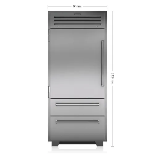 ICBPRO3650RH SUBZERO Vrijstaande koelkast