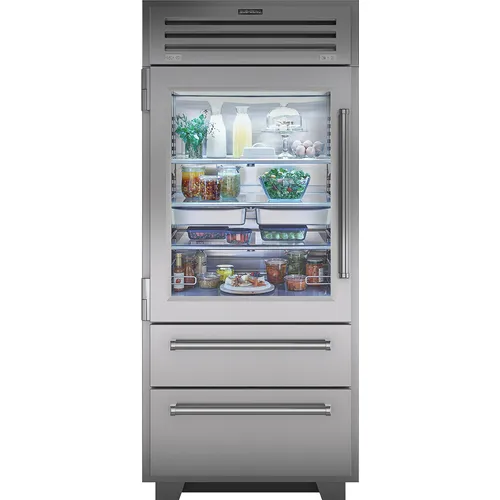 ICBPRO3650GLH SUBZERO Vrijstaande koelkast