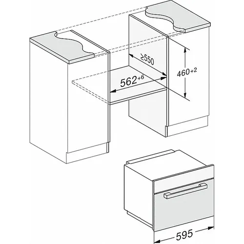 M7140CLST MIELE Solo magnetron