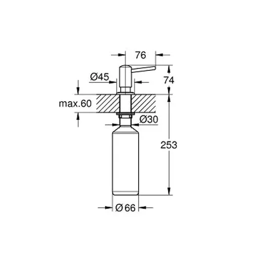 090050 DPSA Zeepdispenser