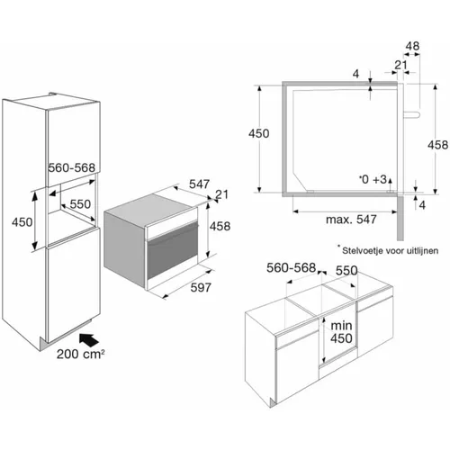 CS46121D ATAG Stoomoven