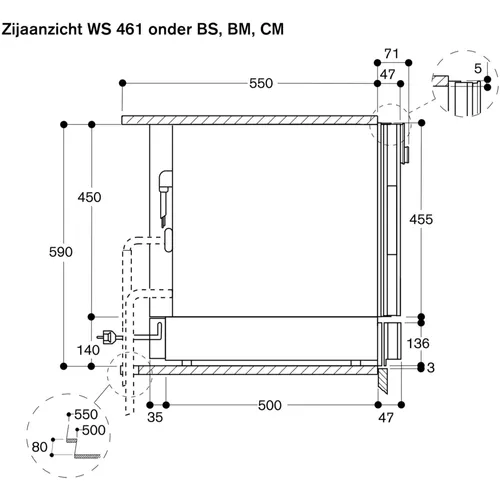 WS461100 GAGGENAU Serviesverwarmer