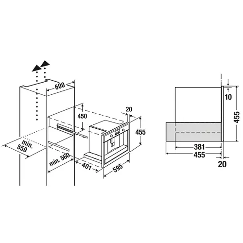 CKV65500W KUPPERSBUSCH Inbouw koffiezetapparaat