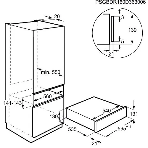KDK911424M AEG Serviesverwarmer
