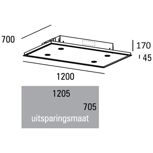 PA07125PRZ ABK INNOVENT Inbouwunit (motorloos)