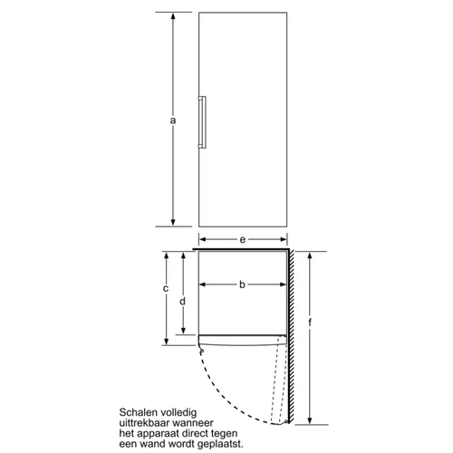 GSN58DWDV BOSCH Vrijstaande vriezer