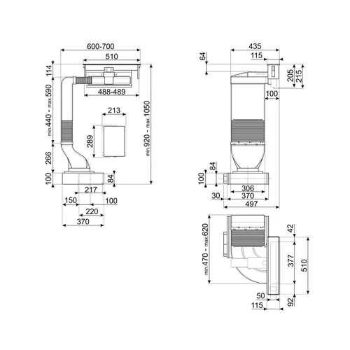 KDH12WLD SMEG Downdraft