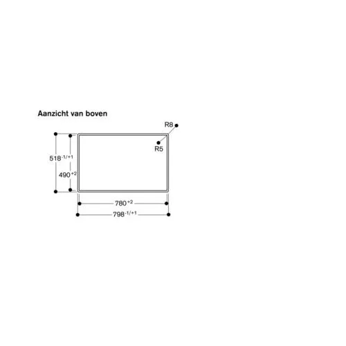 CV282101 GAGGENAU Kookplaat met afzuiging