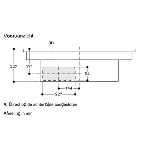 CV282111 GAGGENAU Kookplaat met afzuiging