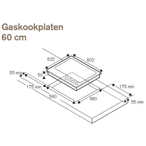 P604LPRONE BERTAZZONI Gaskookplaat