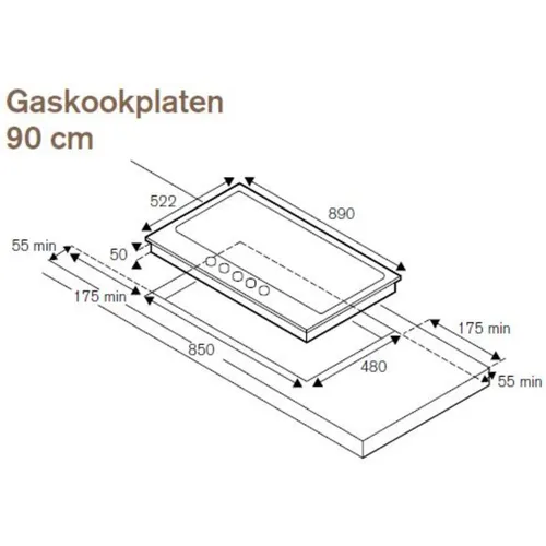 P905LPRONE BERTAZZONI Gaskookplaat