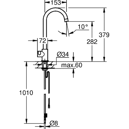 31498DC1 GROHE Gekoeld water kraan
