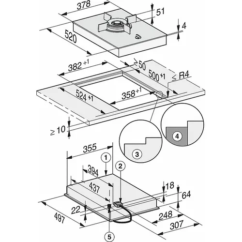 CS71011FL MIELE Domino element