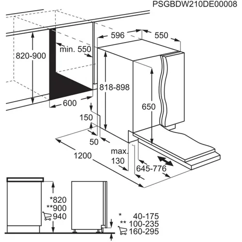 ZDLN5521 ZANUSSI Volledig geintegreerde vaatwasser
