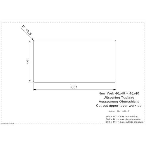 R28254 REGINOX Spoelbak