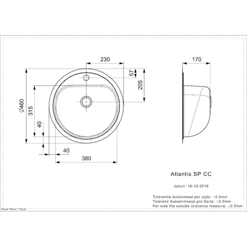 R14783 REGINOX Spoelbak