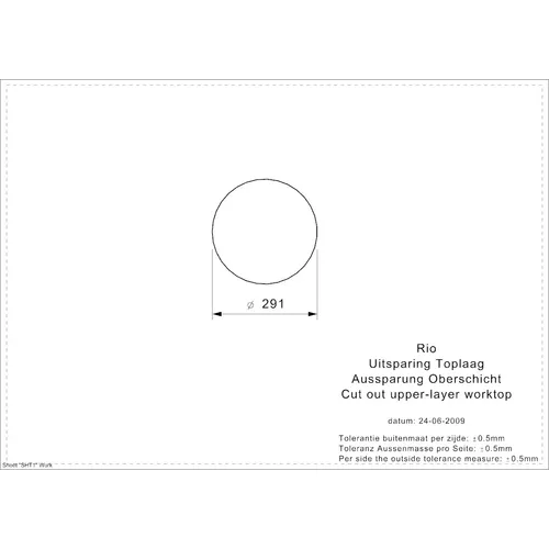 R00724 REGINOX Spoelbak