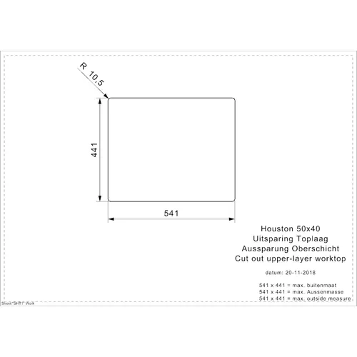 R32855 REGINOX Spoelbak