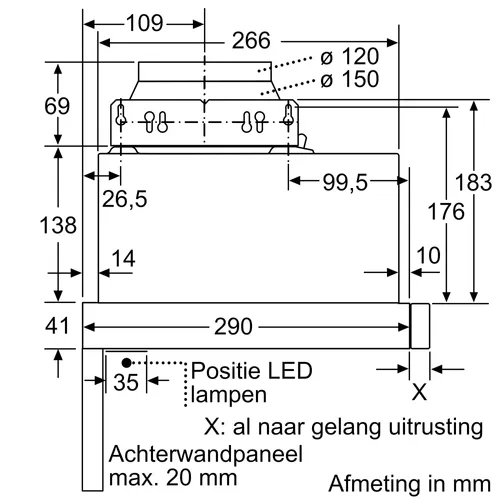 DFM064A52 BOSCH Vlakscherm afzuigkap