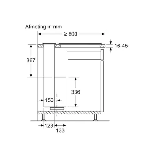 DDW88MM66 BOSCH Downdraft
