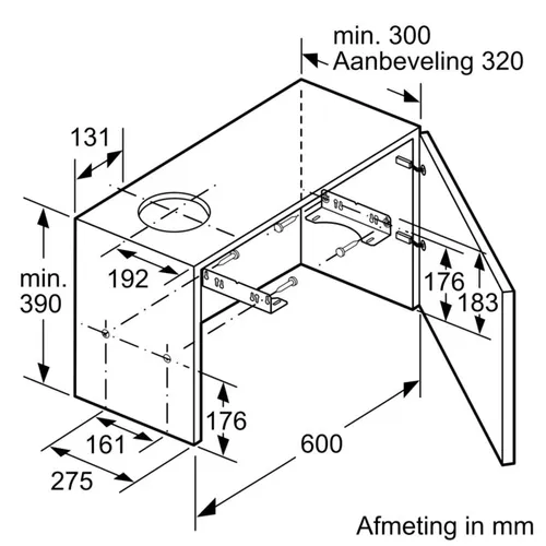 LI63LA526 SIEMENS Vlakscherm afzuigkap