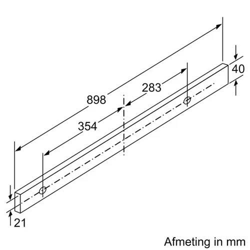 LI97SA531 SIEMENS Vlakscherm afzuigkap
