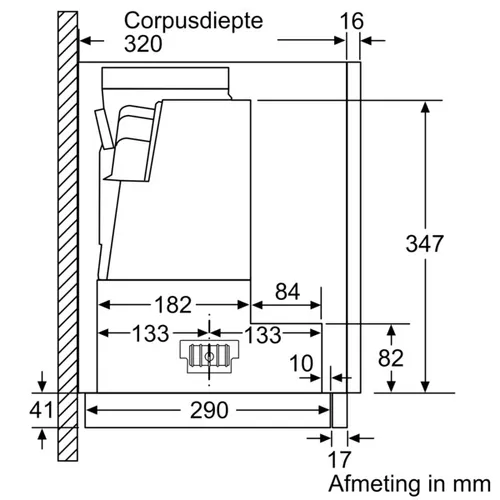 LI97SA561S SIEMENS Vlakscherm afzuigkap