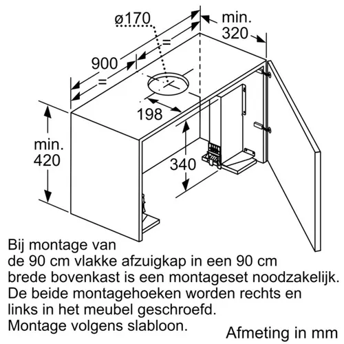 D49PU54X1 NEFF Vlakscherm afzuigkap