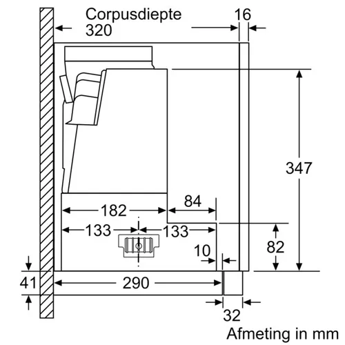 D49PU54X1 NEFF Vlakscherm afzuigkap