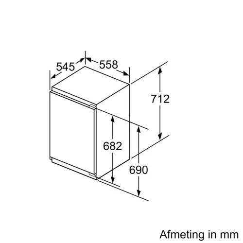 GI1113FE0 NEFF Inbouw vriezer