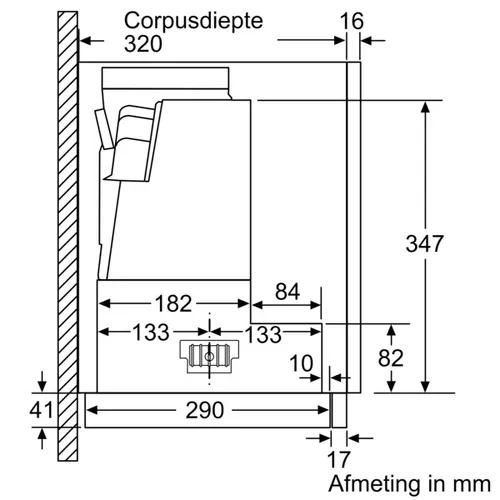 D46ML54X1 NEFF Vlakscherm afzuigkap