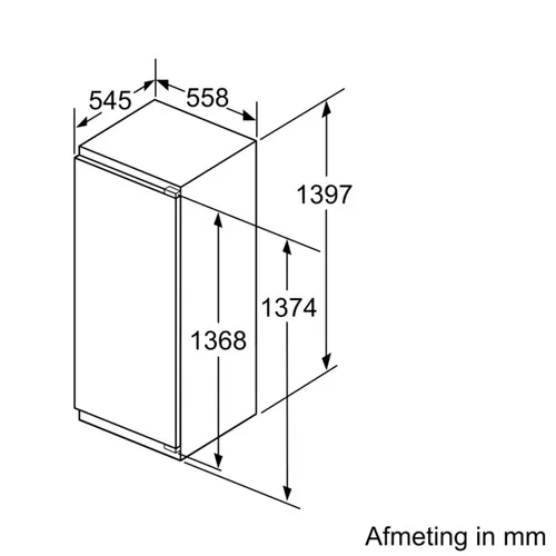 KI8516DE0 NEFF Inbouw koelkast rond 140 cm