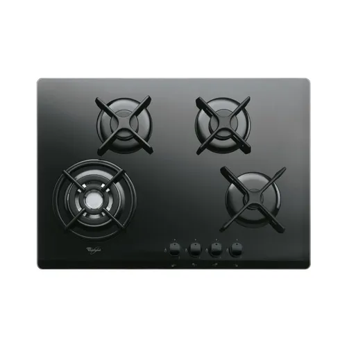AKT5000NB WHIRLPOOL Gas op glas kookplaat