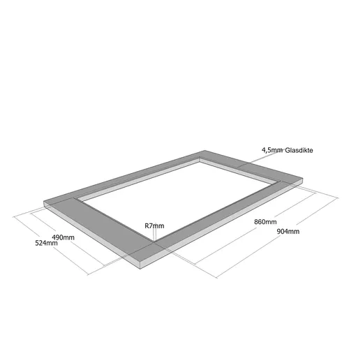 IG900052 AIRO DESIGN Kookplaat met afzuiging